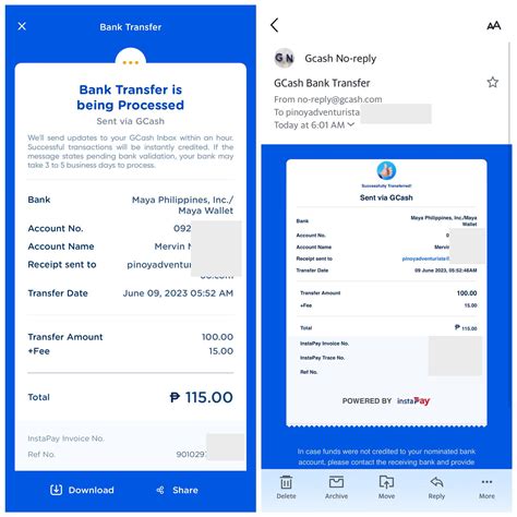 gcash receipt|Bank Transfer .